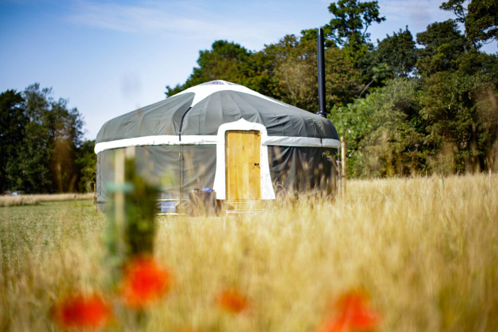 Wild Meadow Raynham Hand Crafted Yurt.