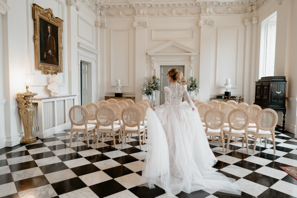 Bride in the great hall