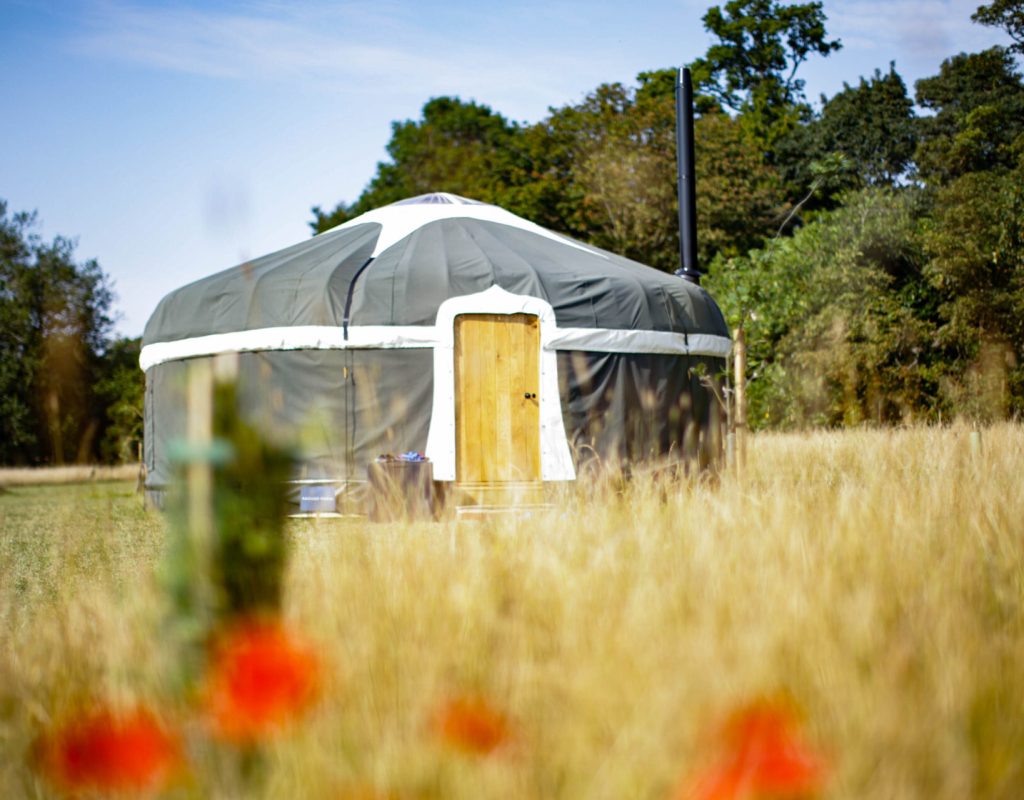 Wild Meadow Raynham Hand Crafted Yurt.