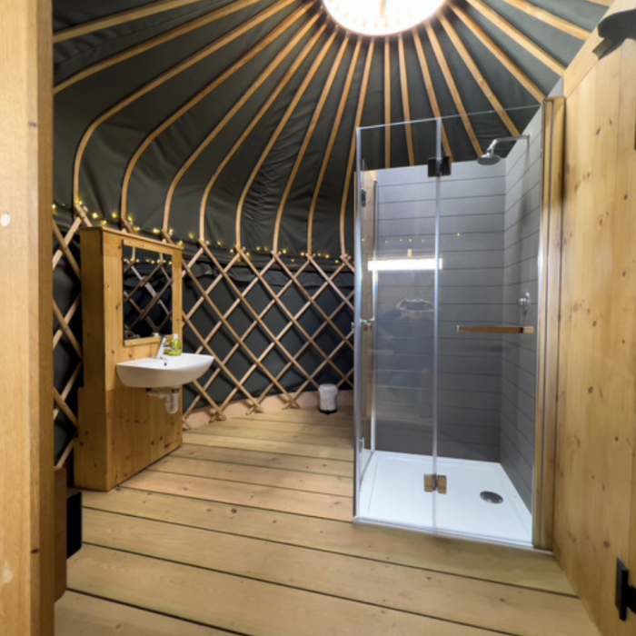 glamping yurt facilities